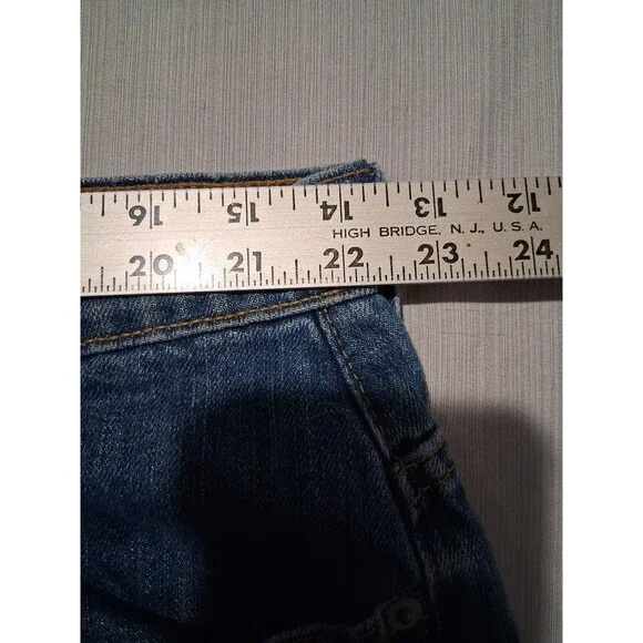 VINTAGE RL Polo Jeans Co Ralph Lauren Jeans Mens 34x32 Blue Loose Fit Denim 90s - Picture 4 of 5